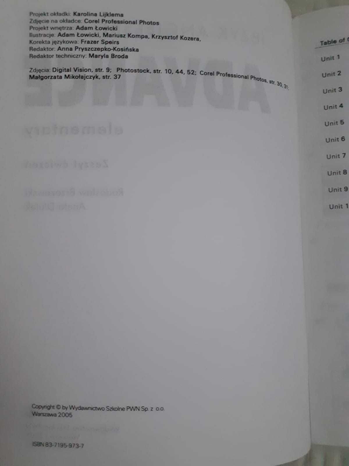 angielski- ADVANCE Zeszyt Ćwiczeń