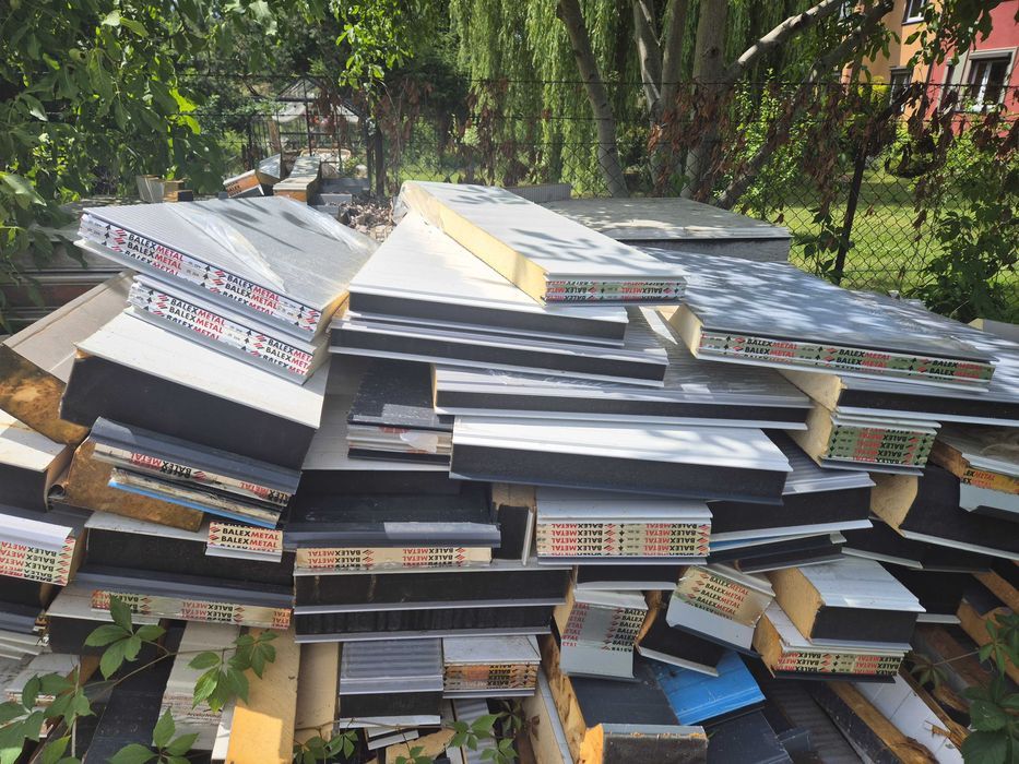 Płyty warstwowe PIR 1i2 gat grubości 4-12cm od ręki sprzedaż na szt 1