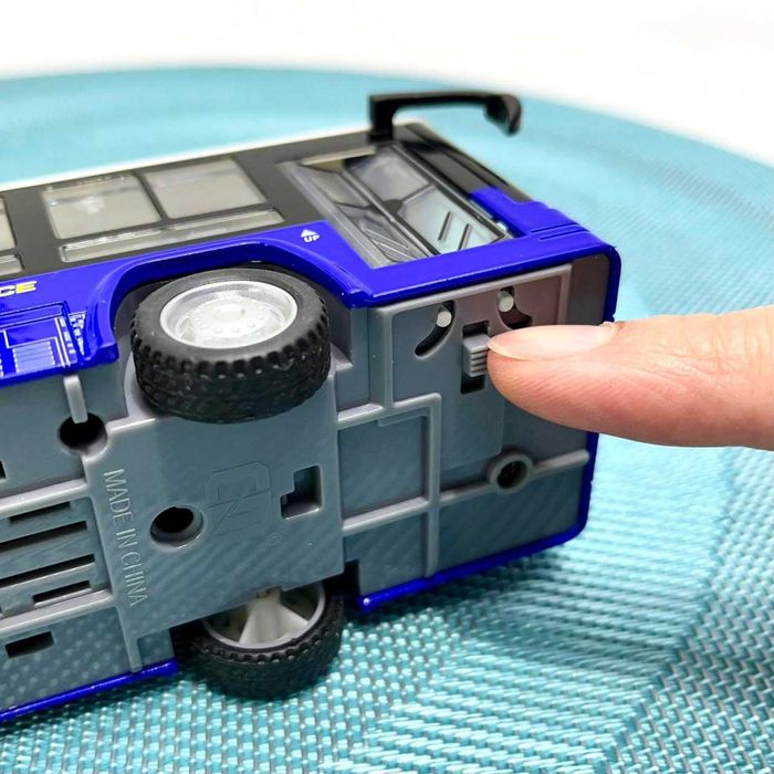 Автобус металевий інерція світло звуком відчиняються двері(CLM-0771AC)