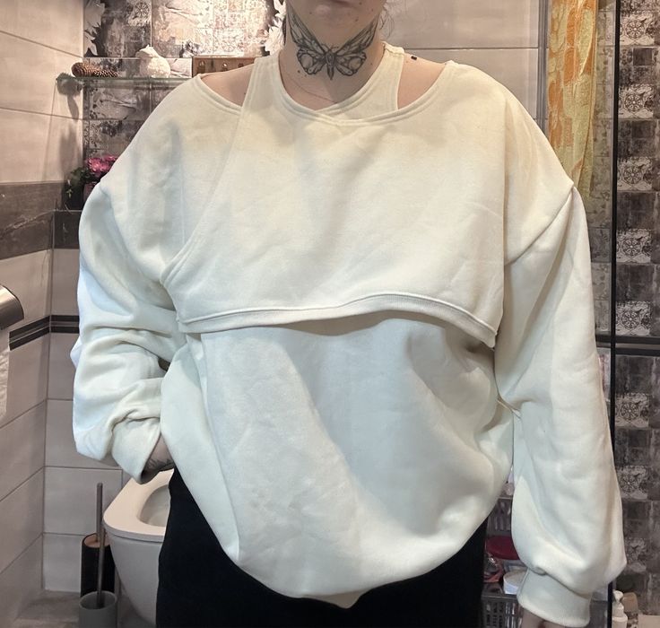 Asymetryczna bluza oversize nowa