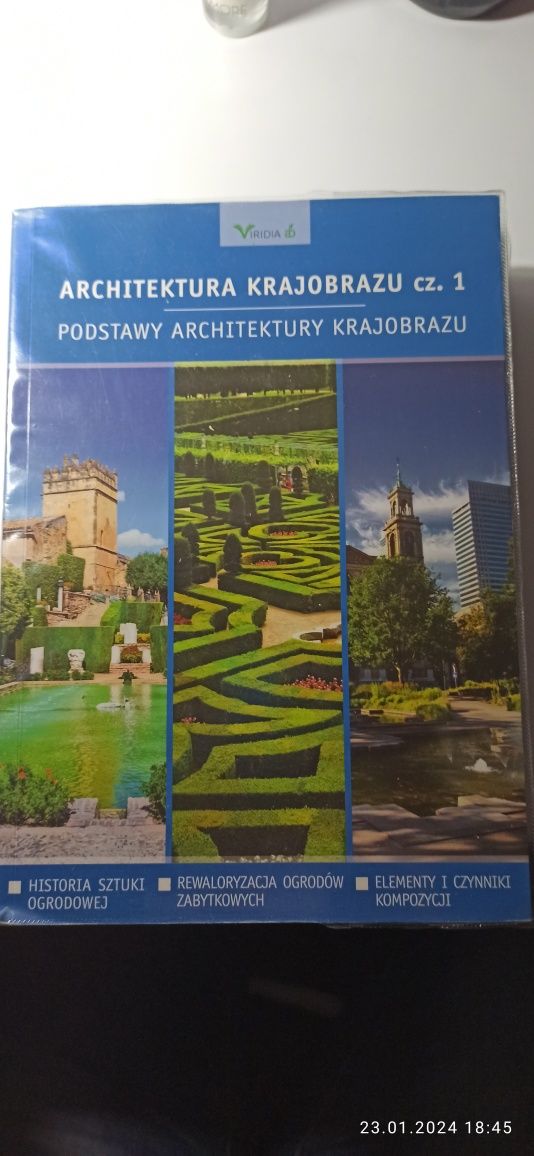 Książka Architektura Krajobrazu cz.1