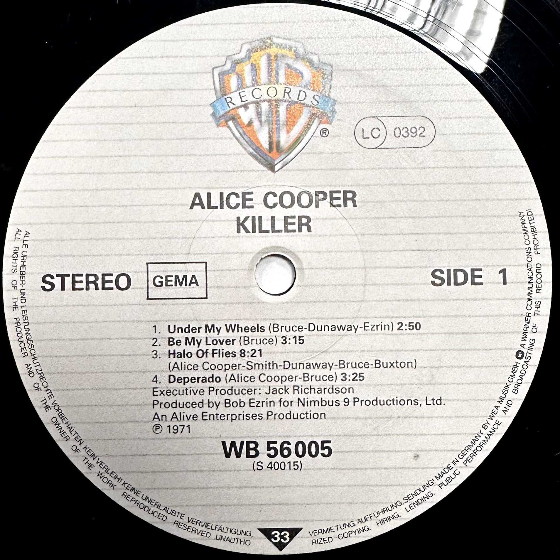 Alice Cooper - Killer (Vinyl, 1972, Germany)