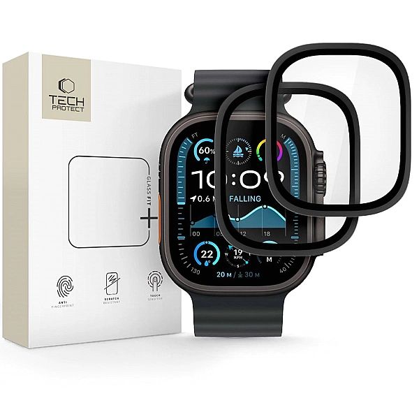 Szkło Hartowane Tech-Protect Glass Ring 2-Pack Apple Watch Ultra 1 / 2