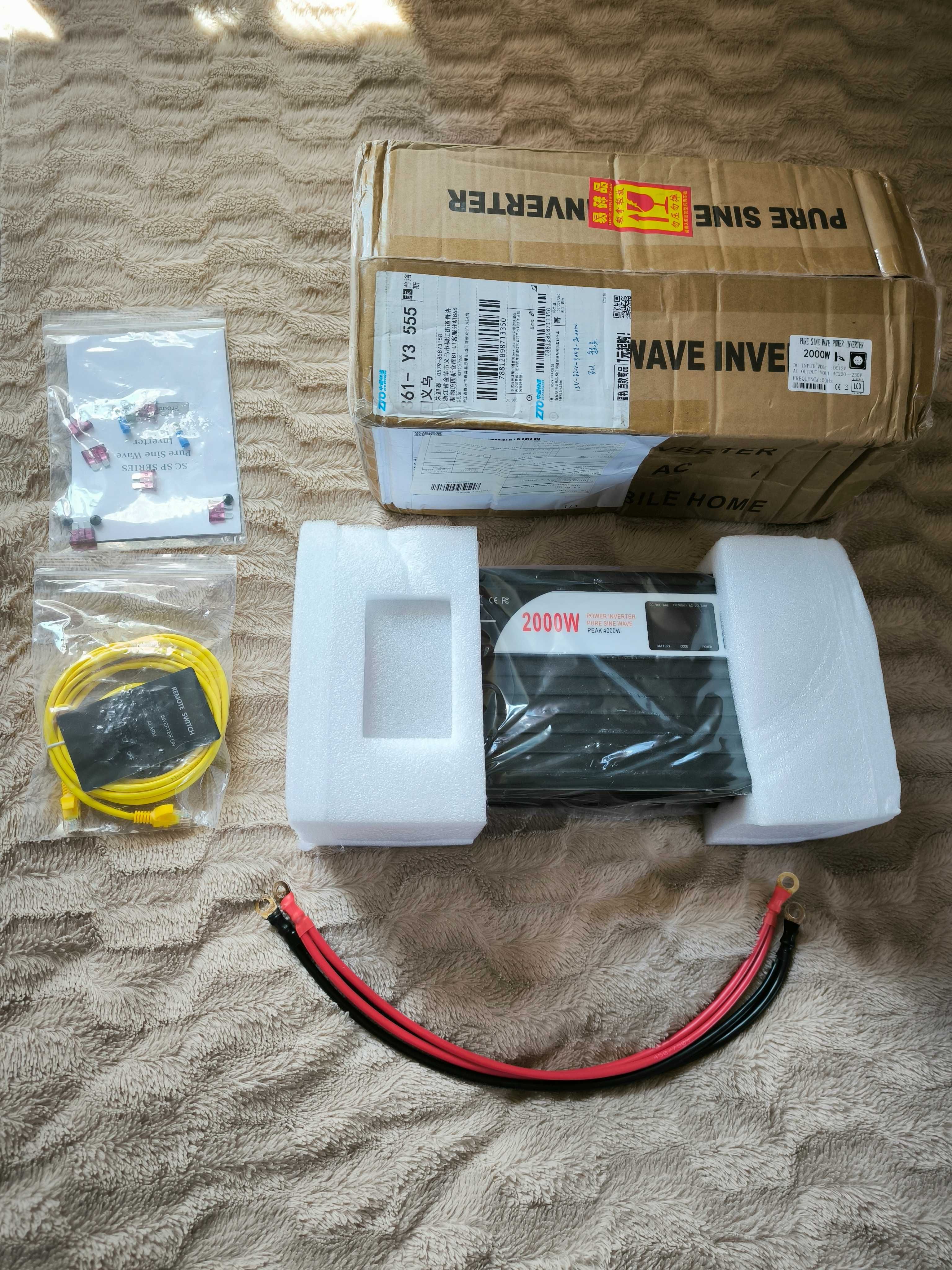 Новий в коробці Інвертор Swipower Чистий синус 12 і 24V 2000W Инвертор