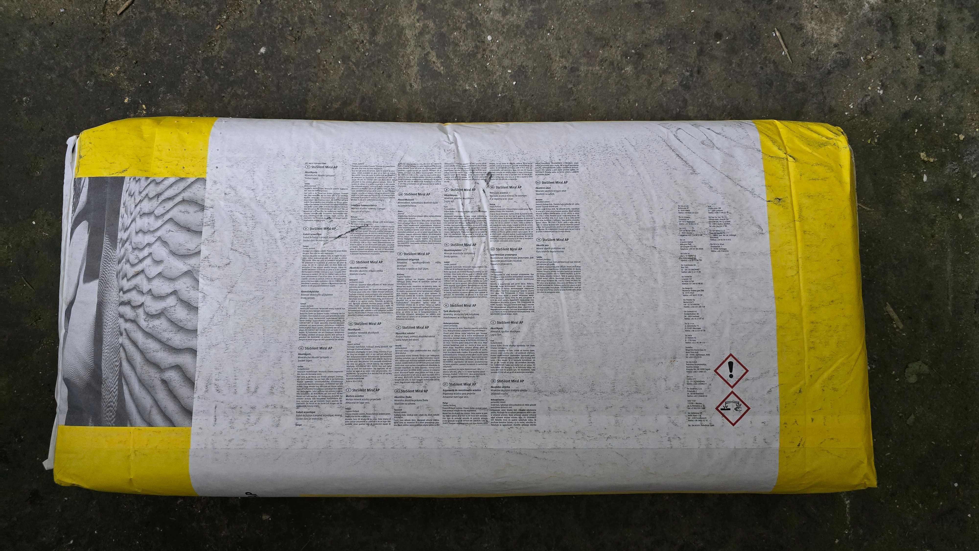 Tynk akustyczny StoSilent Miral AP 50l - 300 worków