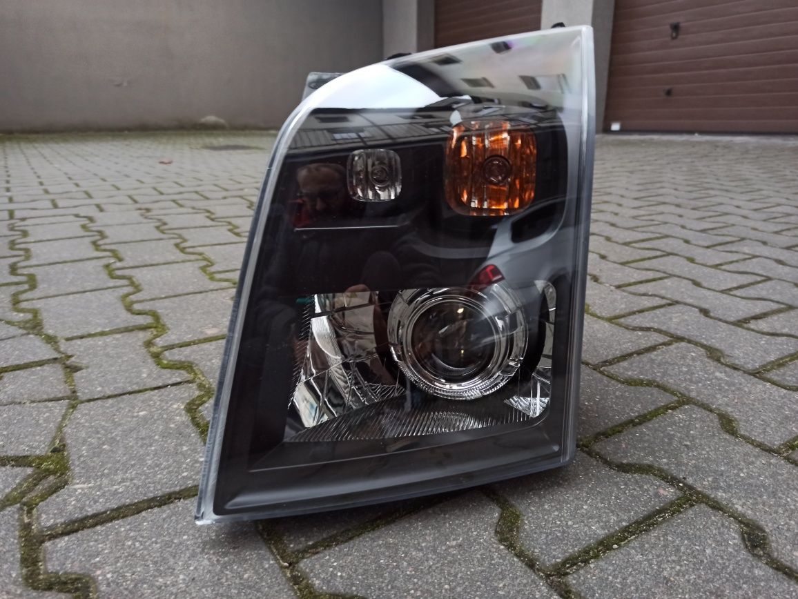 Transit MK7 biled bi-led reflektory retrofit regeneracja nie Xenon h4
