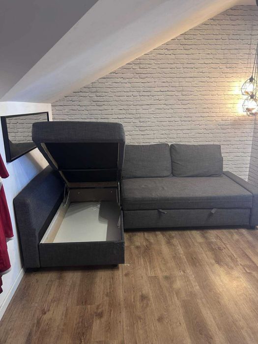 Narożnik rozkładany z funkcja spania