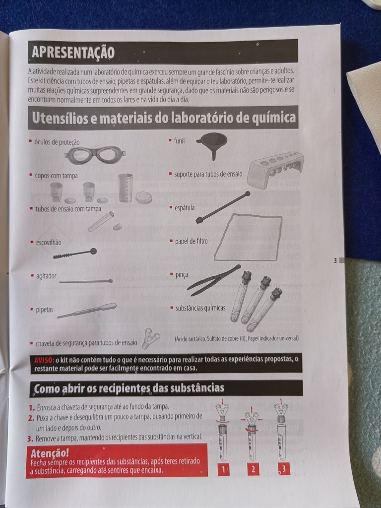 O meu primeiro laboratório de ciências da Clementoni +8 anos