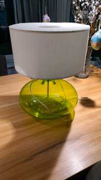 Lampa szklana Zielona nocna stołowa 2szt