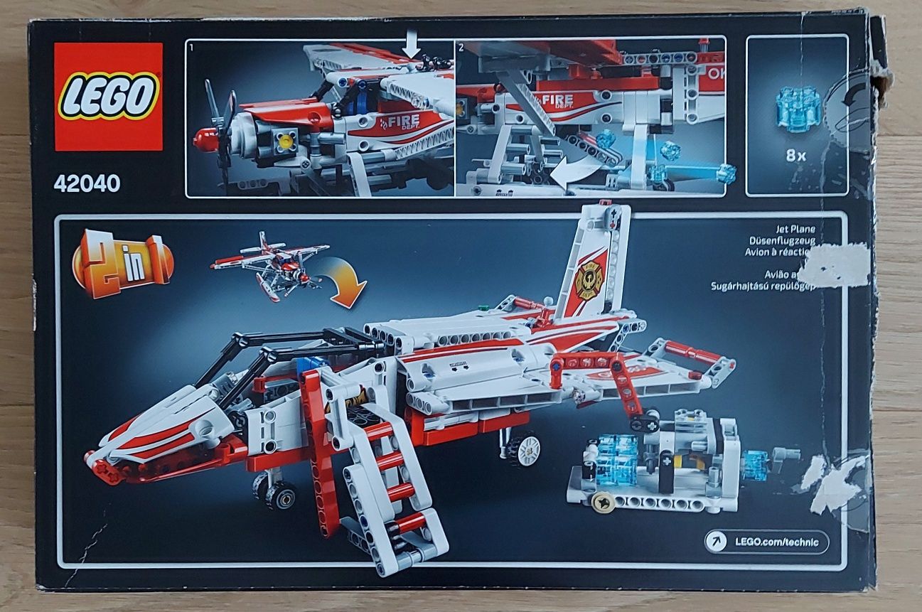 Zestaw Lego Samolot strażacki 42040