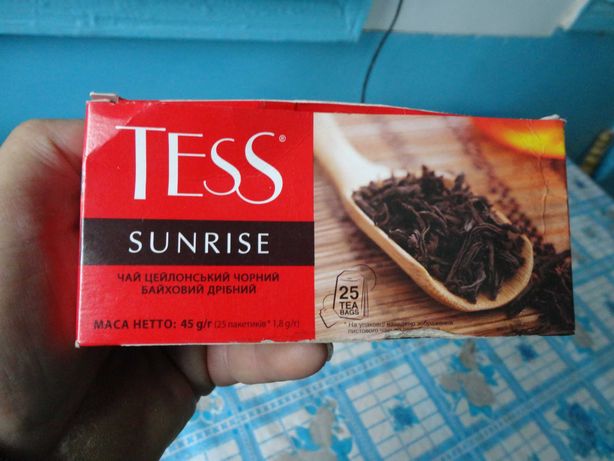 Чай цейлонський чорний байховий дрібний TESS