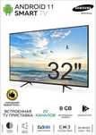 Телевизор Samsung 32 " дюйма  T2 Android Wi-Fi ютуб фільми