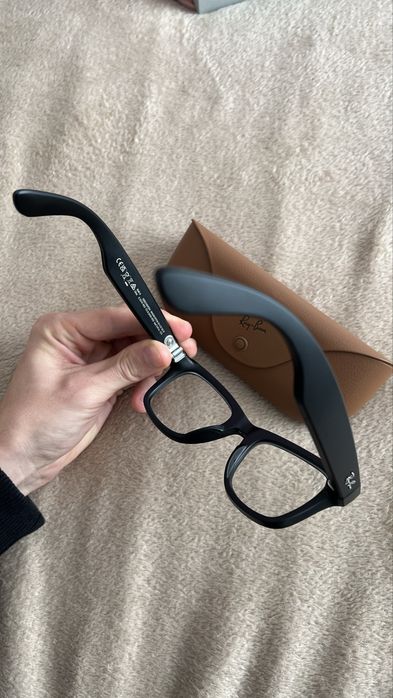 RAY-BAN META WAYFARER Clear/Graphite Green Transitions®