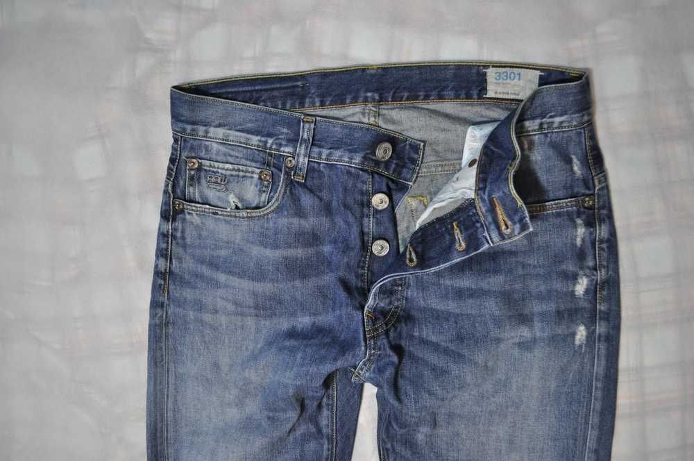G-STAR M 86cm 32/34 męskie spodnie jeansowe straight s5v