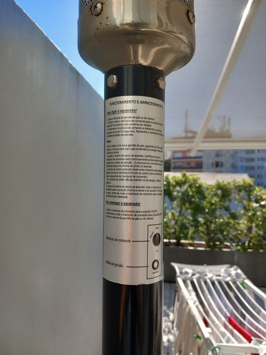 Aquecedor exterior a gás