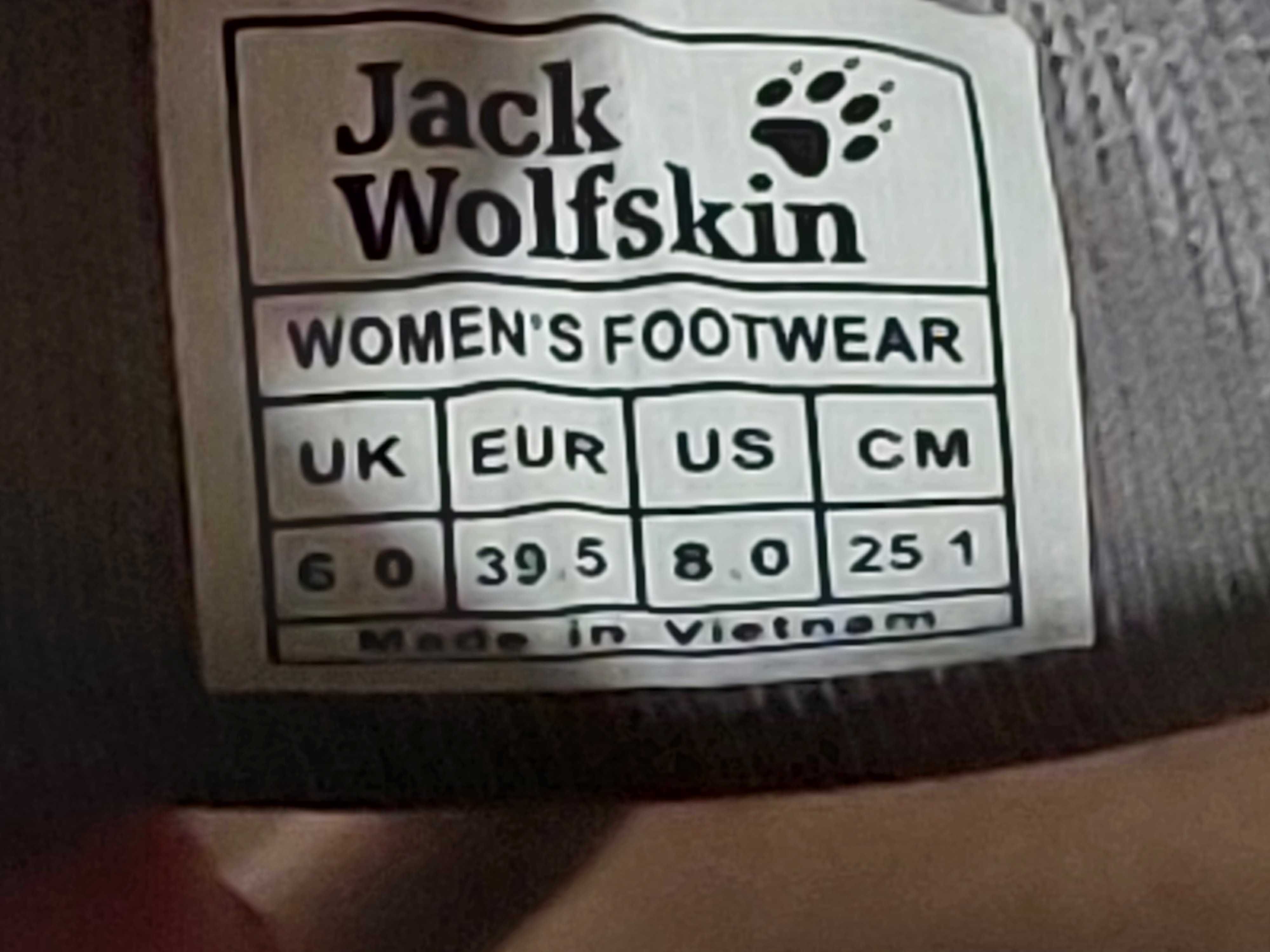 Шлепки босоножки Jack Wolfskin размер 39,5