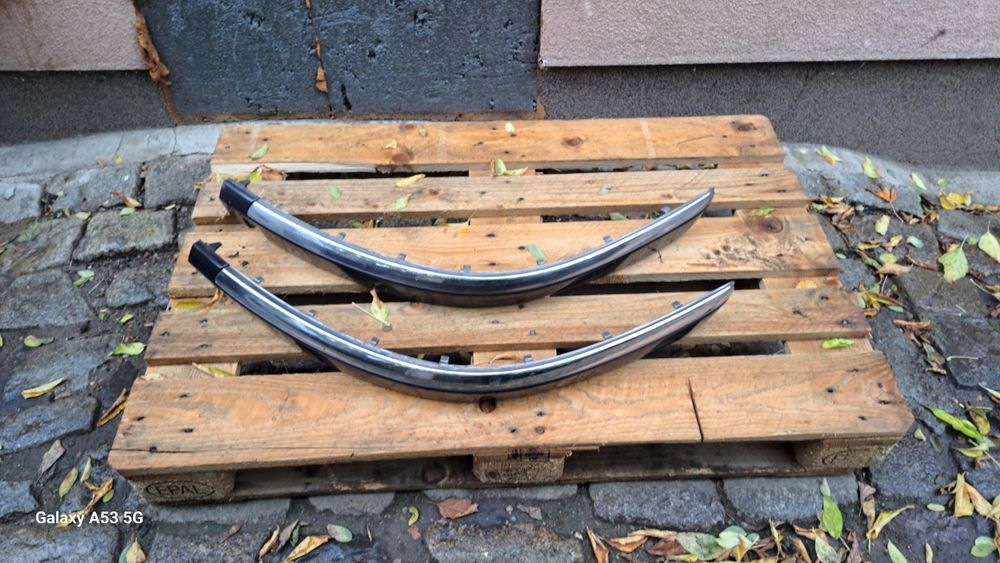 Listwa lewa chrom hokej zderzaka Peugeot 807 lift.