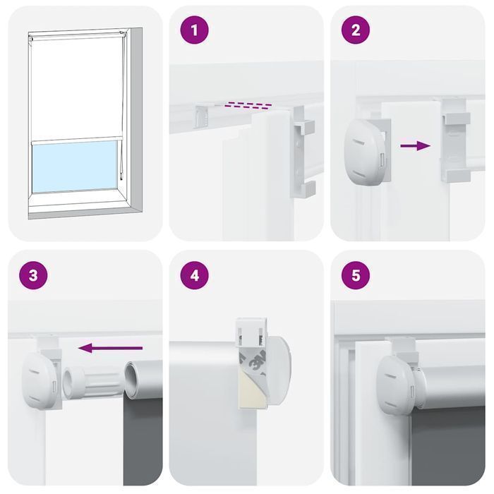 Vidaxl Roleta Zaciemniająca 45X150 Cm Szerokość Tkaniny 40,7 Cm
