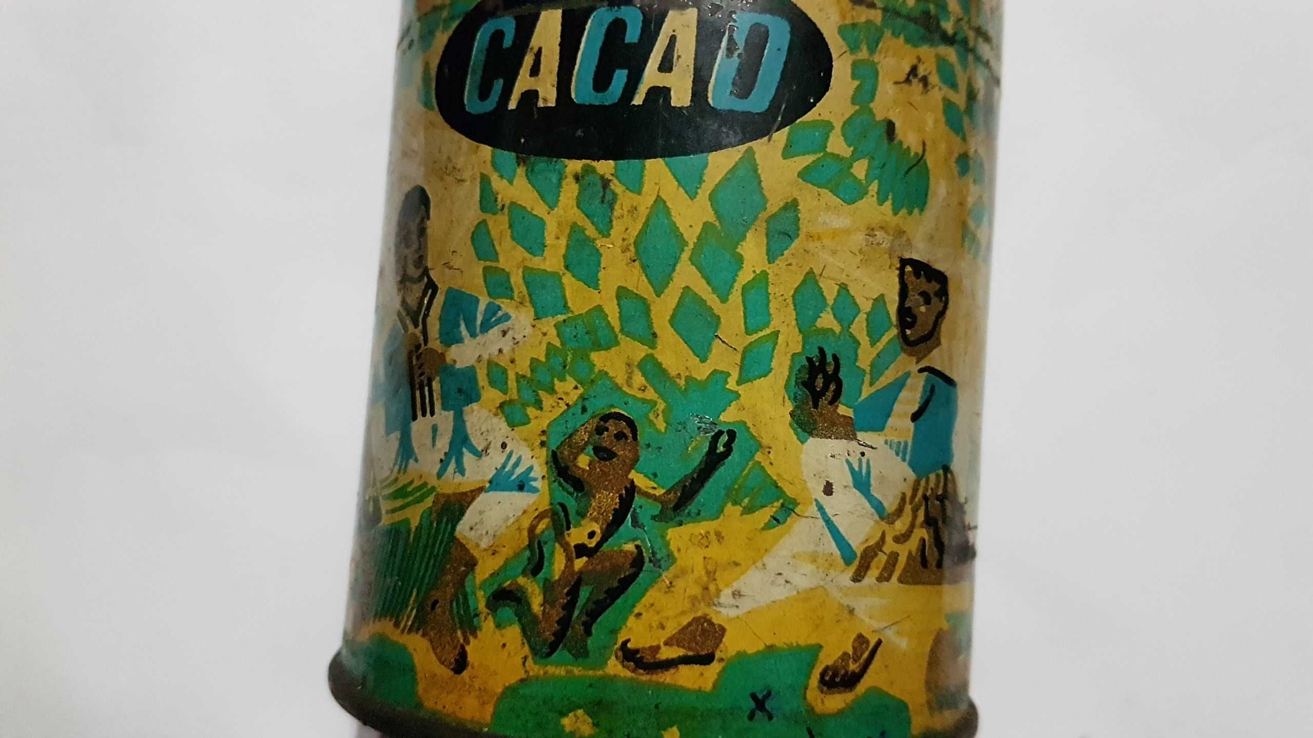 stara puszka po cacao wedel dla kolekcjonerów prl