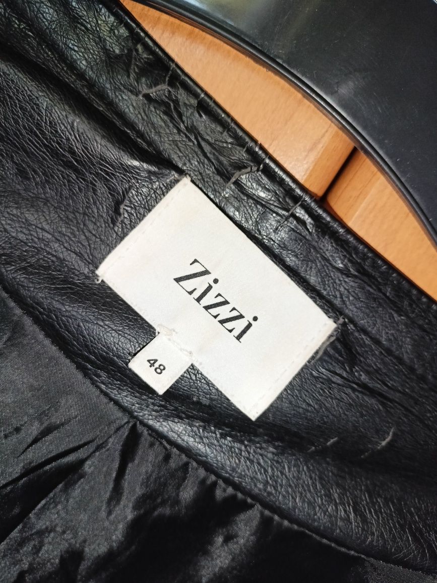 Kurtka skórzana z ekologicznej skóry L-XL