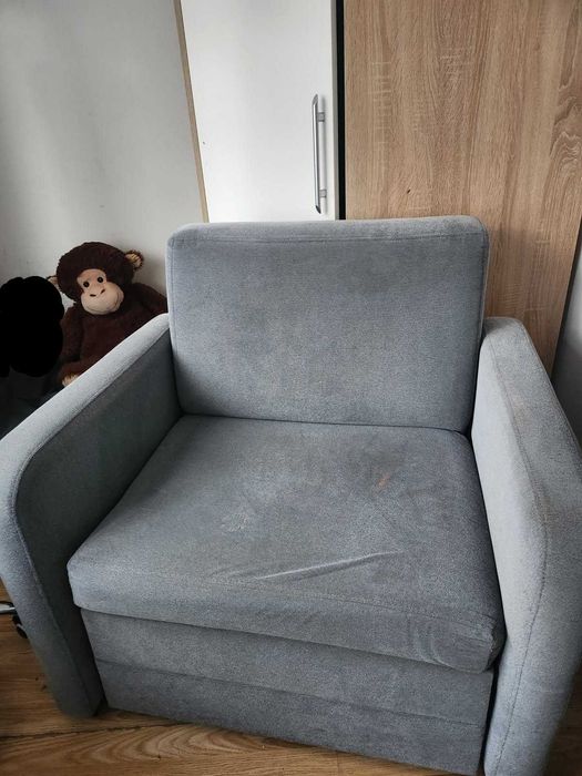 Sofa jednoos.amerykanka.Łóżko jednoosobowe do spania.Możliwy transport