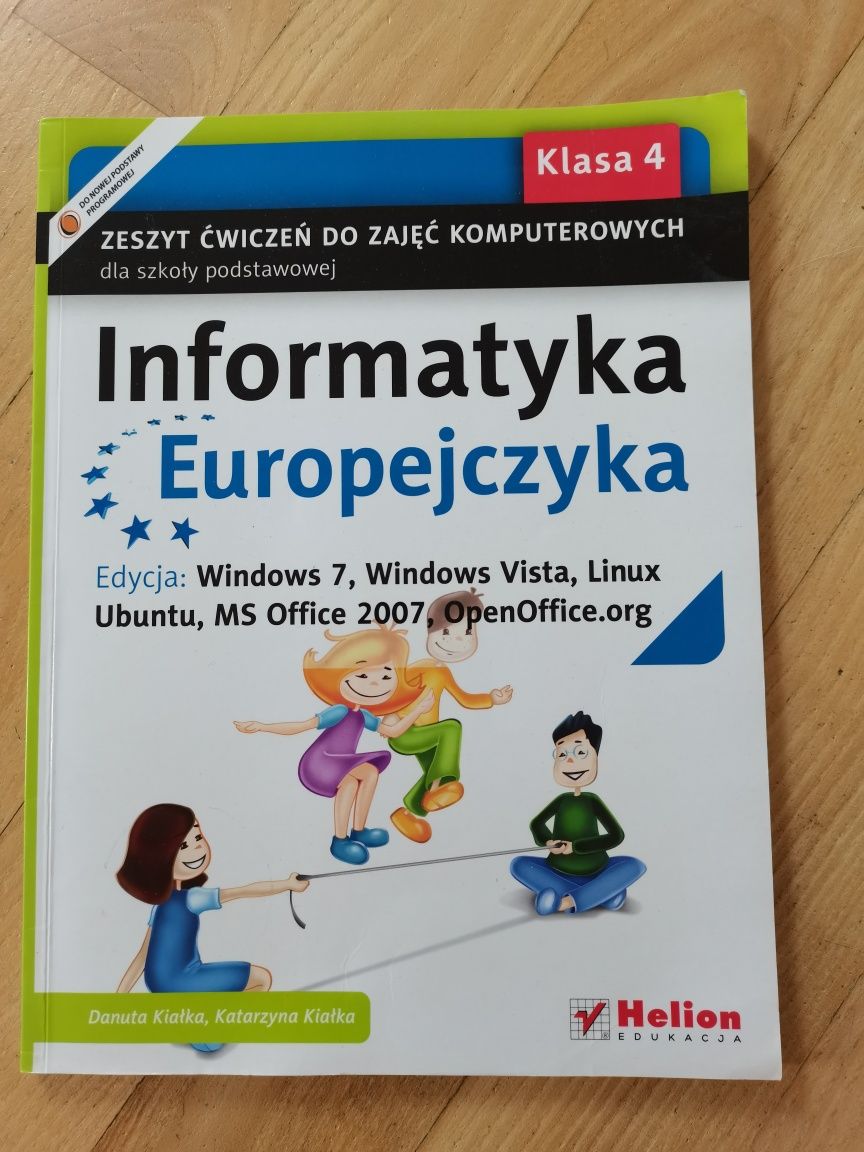 Informatyka Europejczyka Zeszyt ćwiczeń Klasa 4 Helion