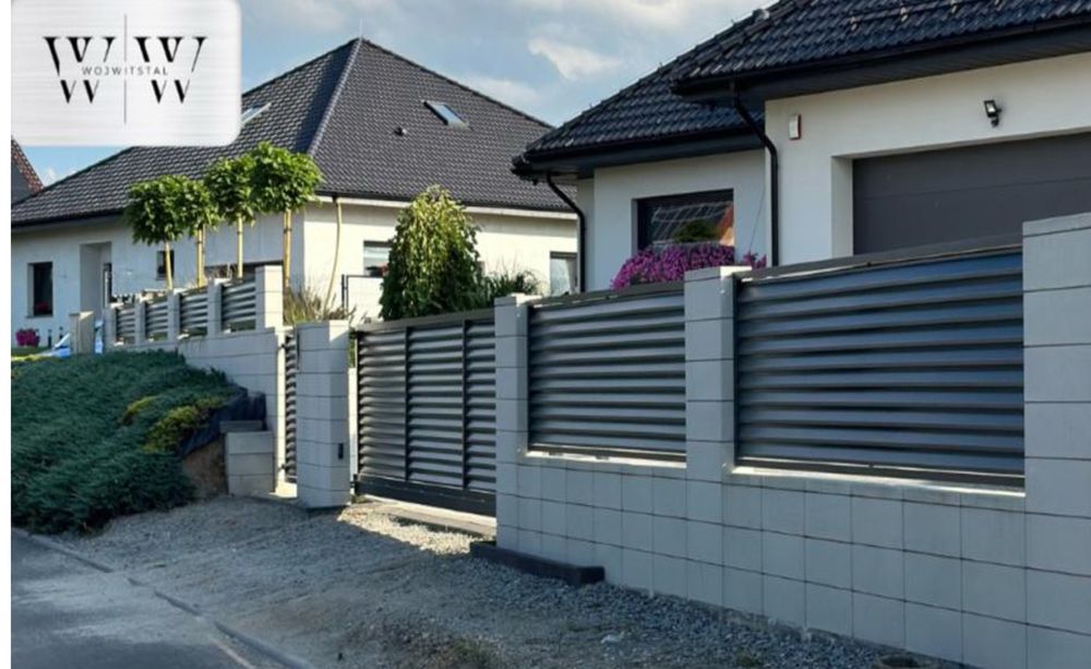 Ogrodzenia palisadowe , bramy , balustrady , altany , schody