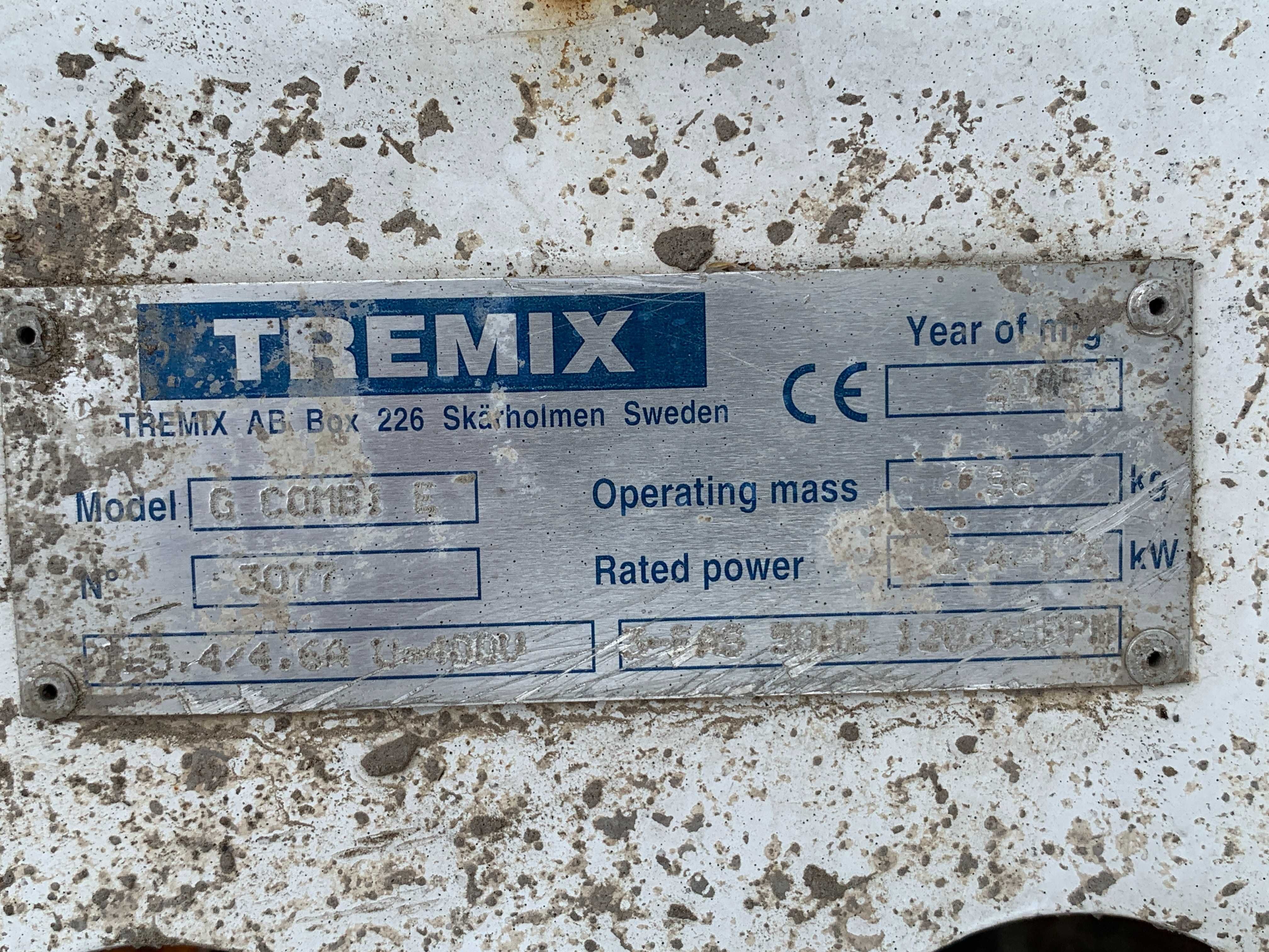 Zacieraczka elektryczna do betonu Tremix Combi E Talerz Nowe Łopatrki