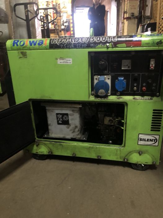Дизель генератор, 6-7,5квт б/у рабочий в отличном состоянии