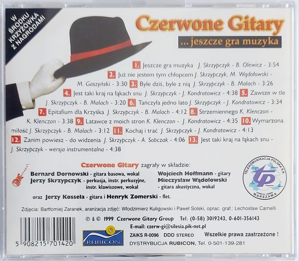 Czerwone Gitary Jeszcze Gra Muzyka 1999r