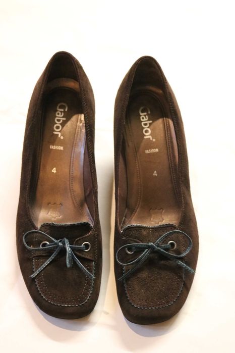 Buty Gabor rozmiar 37- nowe, skóra. Zamszowe, brązowe.
