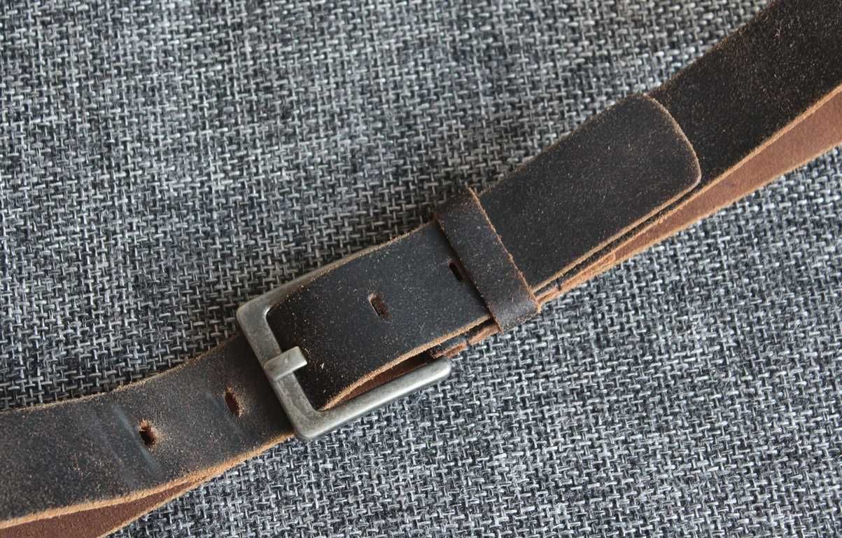 Ремінь шкіряний Refill Belt Оригінал Made in Italy W33-38