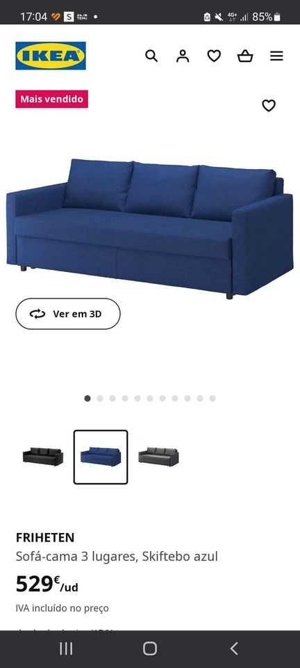 Sofá Cama -IKEA modelo FRIETHEN