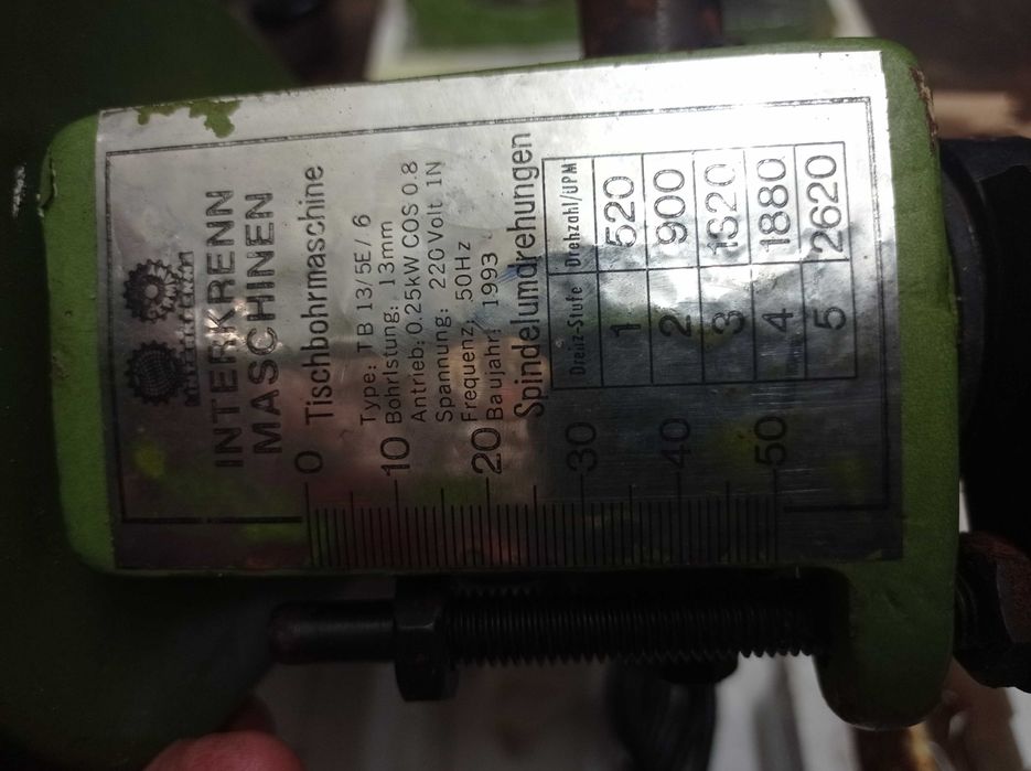 Wiertarka stołowa Interkrenn TB 13