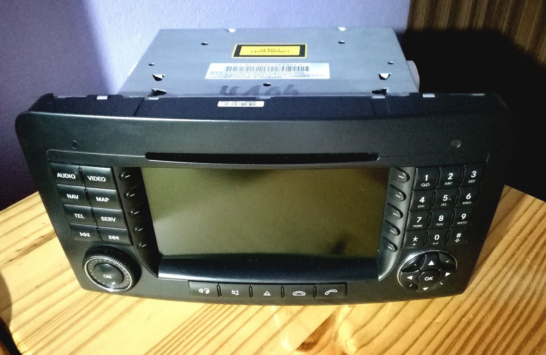 Radio NAWI PL MENU! Comand Mercedes W164 ML GL X164 BLUETOOTH - opcja