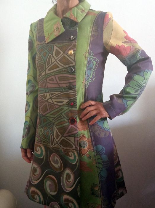 Colorido Casaco Design Desigual