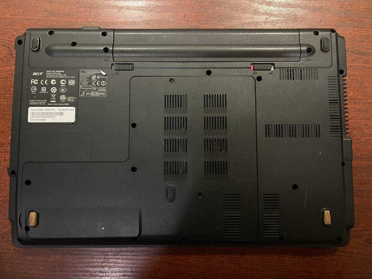 Acer 5635/Dual-Core 2.3Ghz/dd3- 8gb!!SSD 240!hdd 500gb!!GeForce G105M