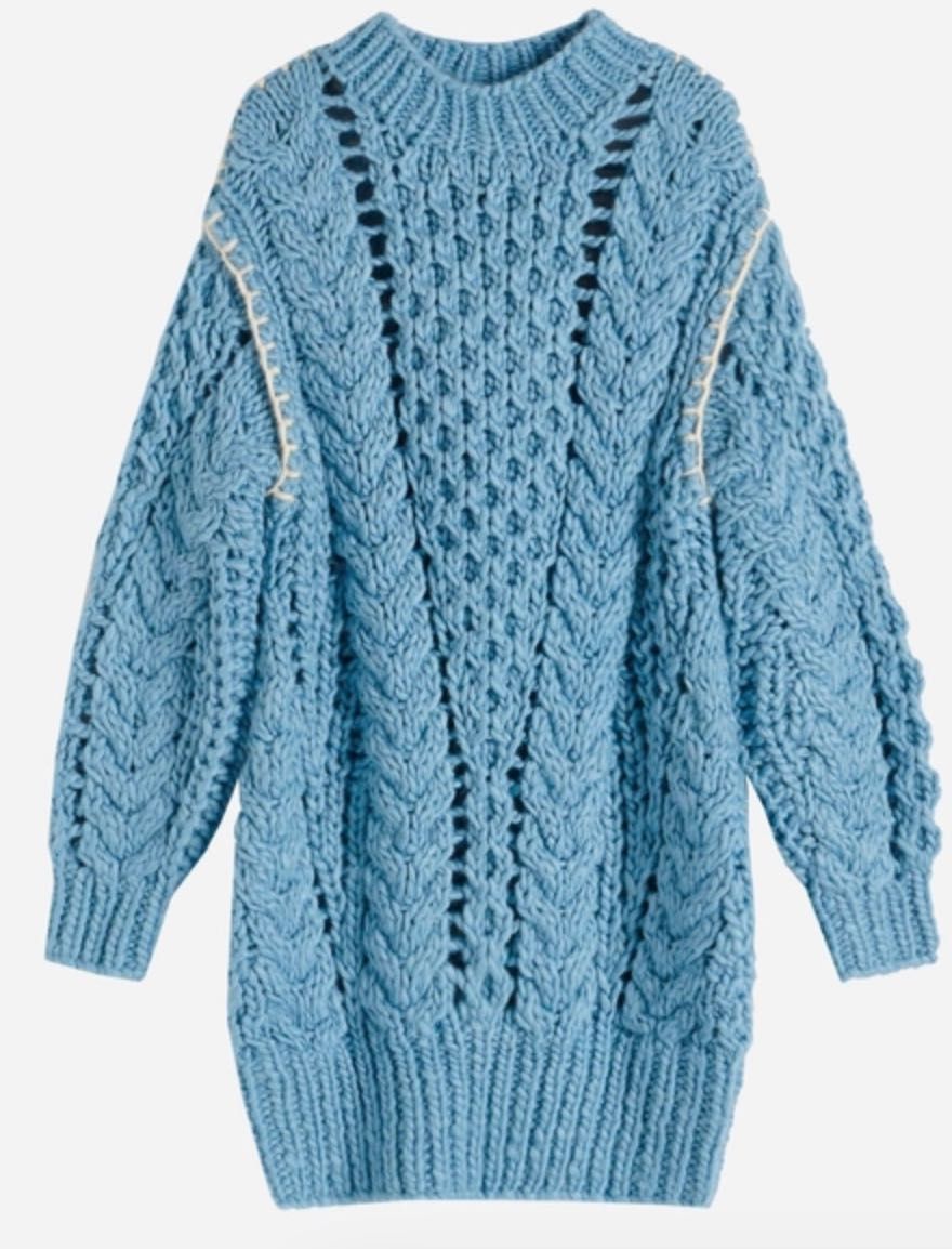 Reserved Sweter handmade z wełną NOWY S, M, L