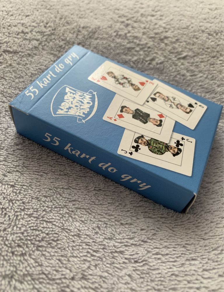 Karty do gry kabaret Młodych Panów talia 55 kart NOWE