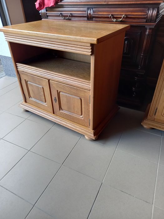 Komoda dębowa masywna RTV