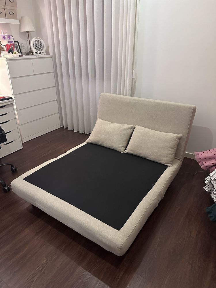 Sofá Cama Sklum - Bege - Quase Novo