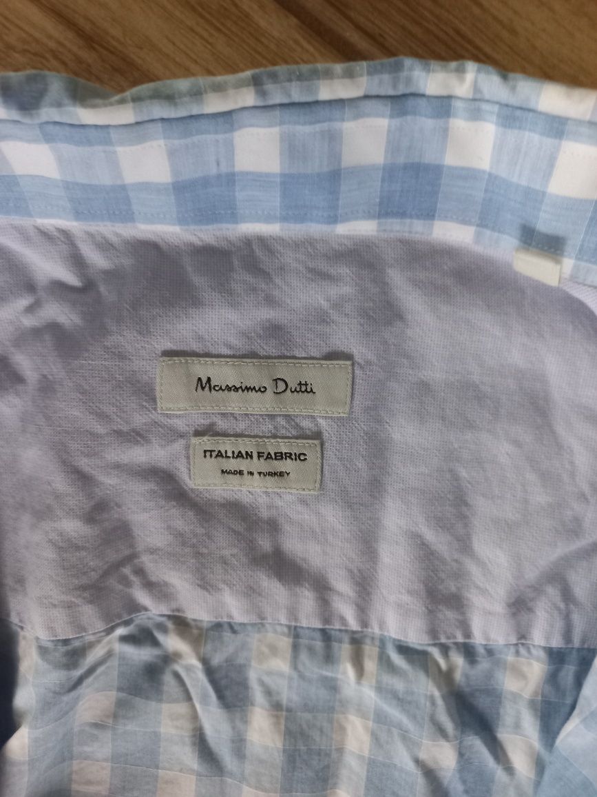 firmowa męska koszula -Massimo Dutti-rozmiar-XXL