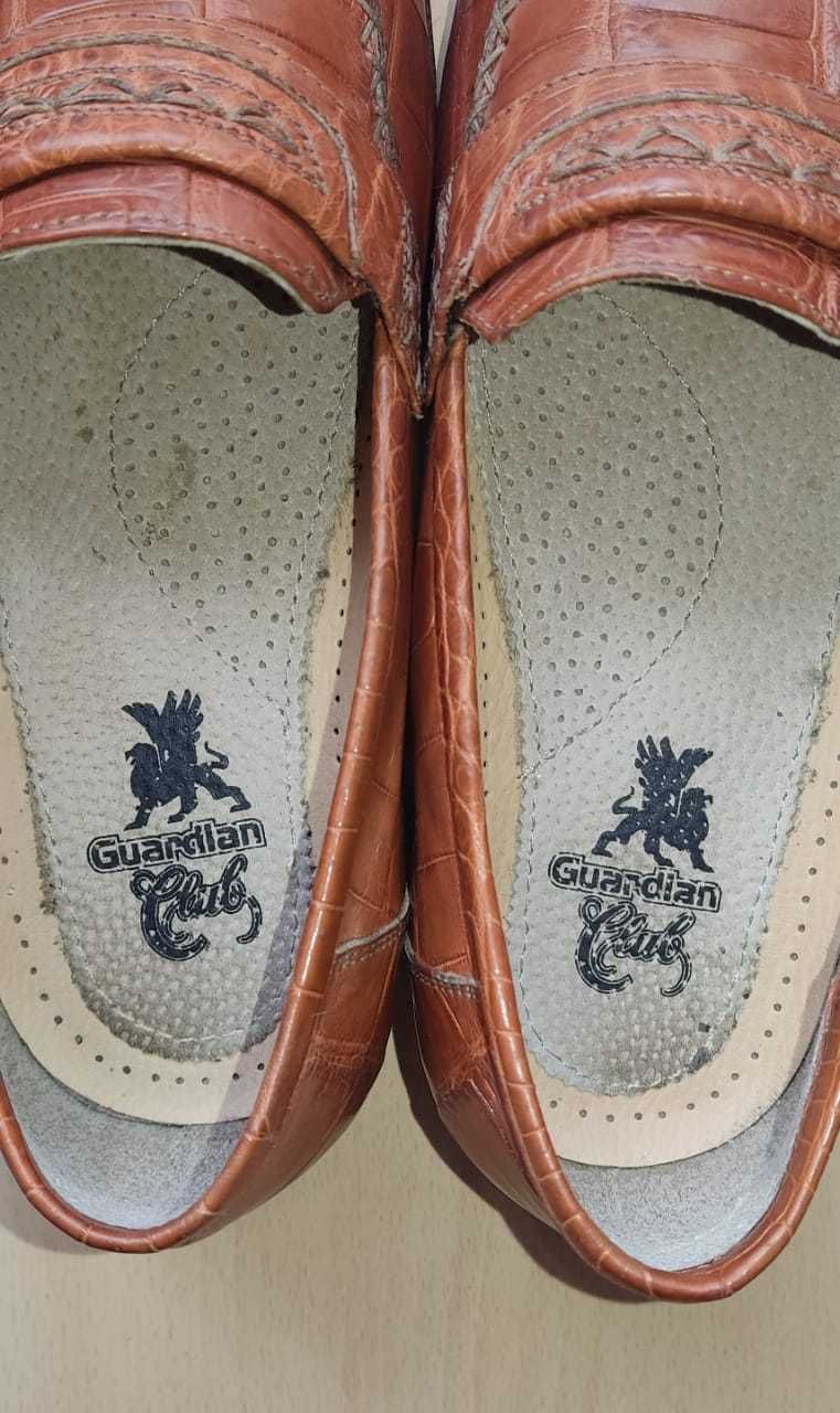 Чоловічи туфлі ручної роботи з  шкіри крокодила (100% ORIGINAL)