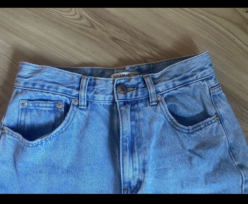 Spodnie jeansy niebieskie