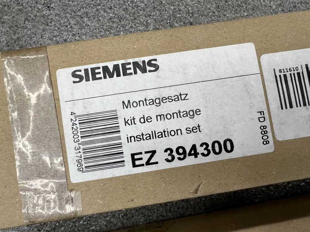 Siemens - szyny montażowe do płyt systemu Domino