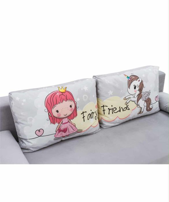 Sofa dla dziewczynki dwuosobowa