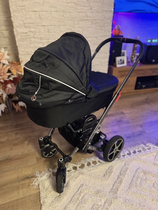 Hartan VIP 3w1 + Cybex Platinum –wózek, gondola, nosidełko, spacerówka