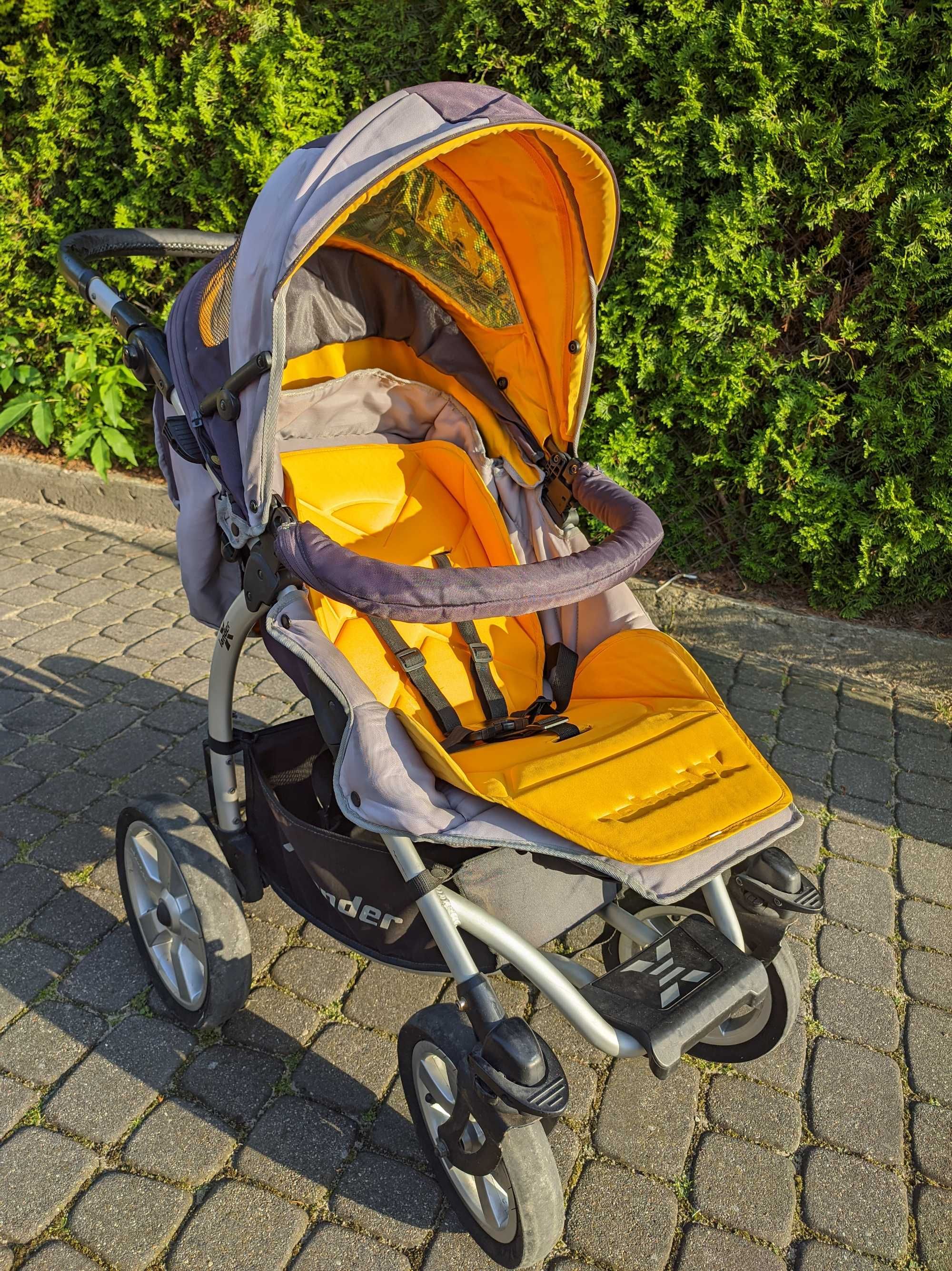 Wózek X-Lander Rocky - b.d. stan + gratis fotelik maxi cosi 9-18kg