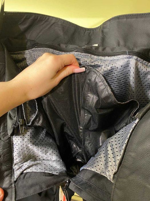 Мотоштани Cobra (Norw) - Шкіра + Вогнетривкий текстиль. Великий розмір