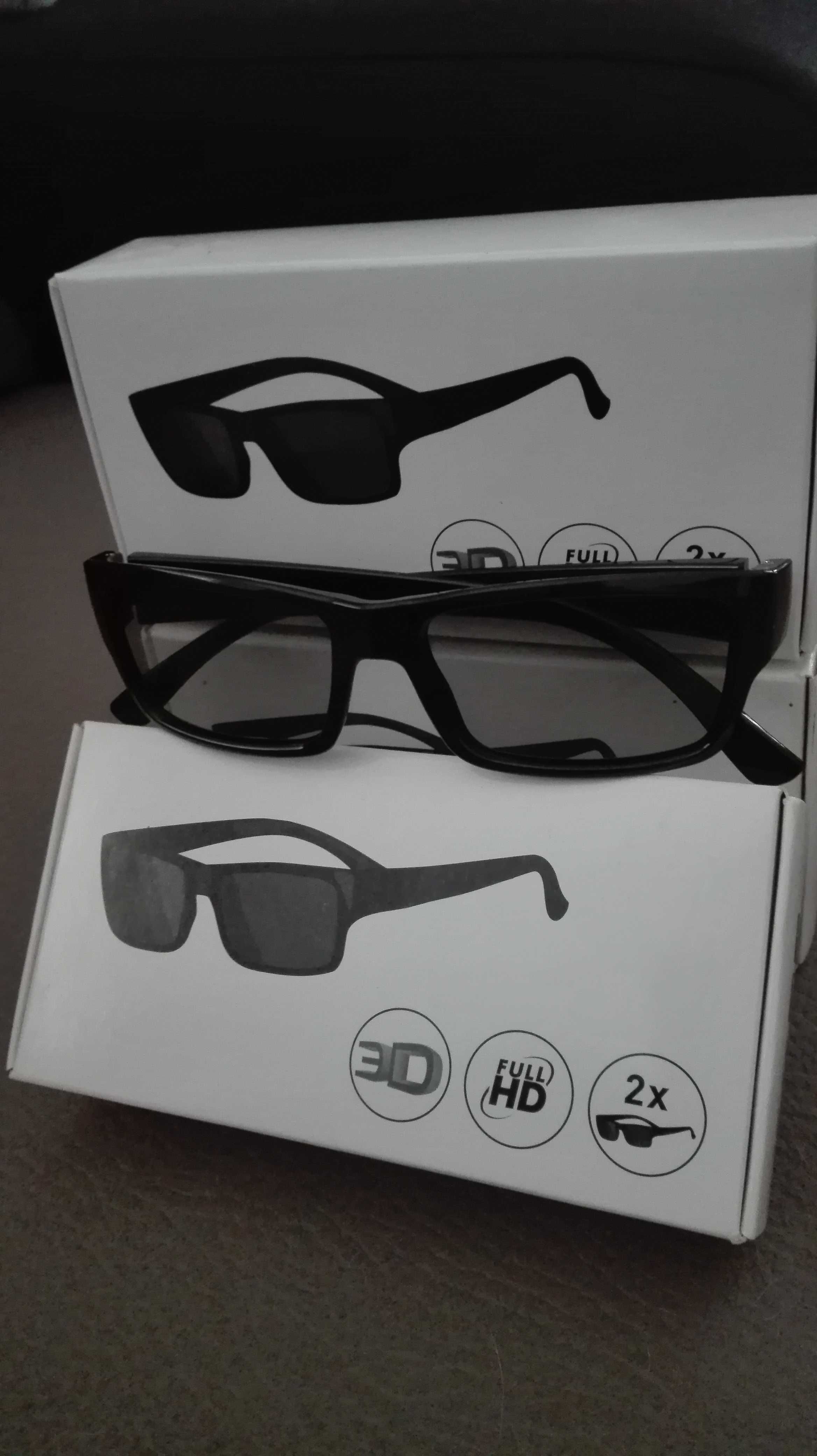 Óculos 3D, de qualidade (Novos)